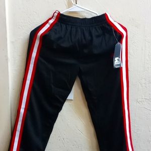 Boys Starter Pants size 6-7 Black and Red